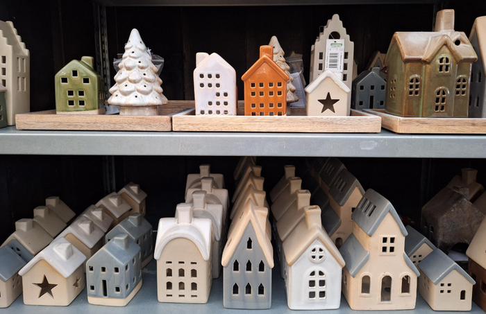 20% korting op alle kersthuisjes