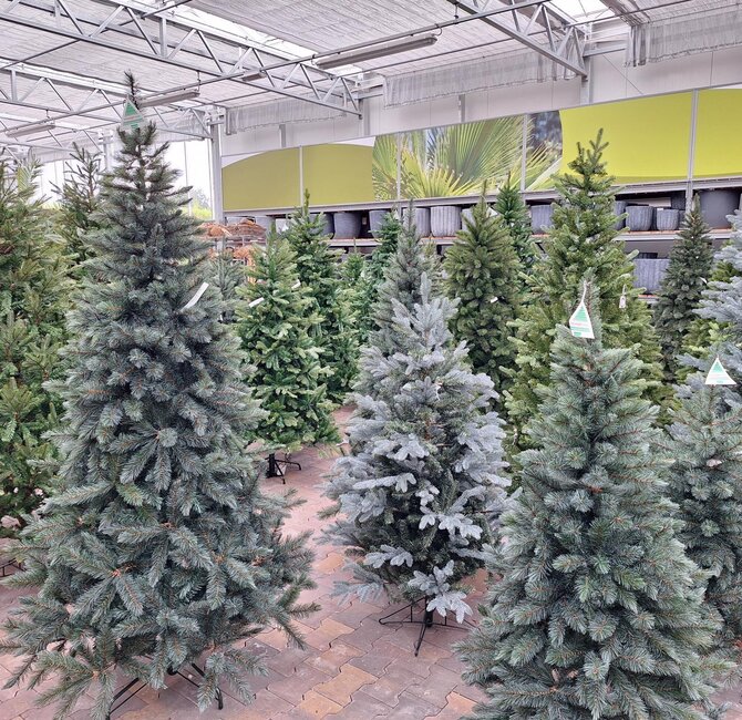 20% korting op álle kunstkerstbomen