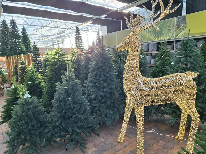 20% korting op alle kunstkerstbomen