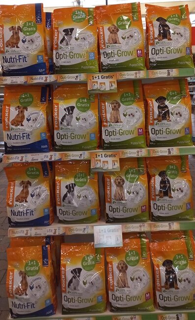 Fokker puppyvoeding 1+1 GRATIS